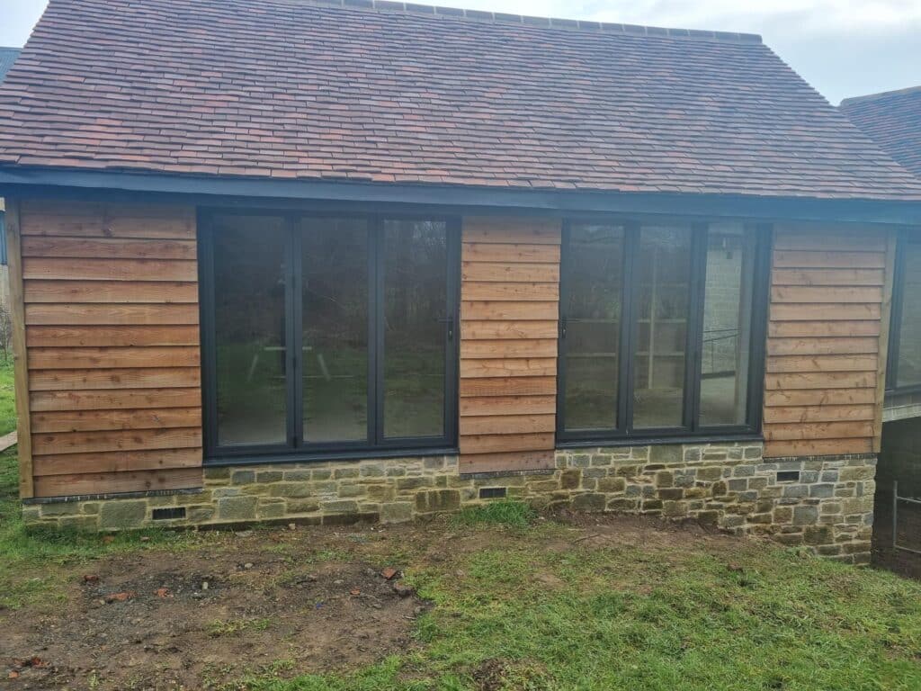 Bespoke Aluminium Door and Window Installation at a Historic Mill in Malvern, Worcestershire